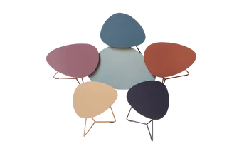 Verschiedene Farbvarianten von Beistelltisch Contur Fano.